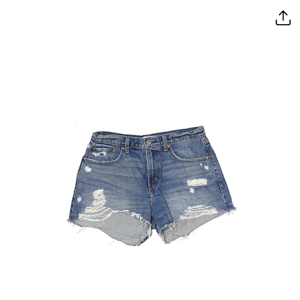 Denim Distressed Women's Shorts